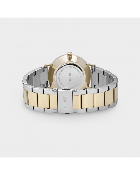 CLUSE-Minuit 3-Link Gold Silver/Gold/Silver-Stainless Steel Strap-CW0101203028