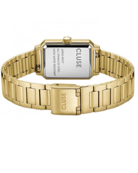 CLUSE-Fluette Gold colour/ Green-Stainless Steel Strap-CW11502